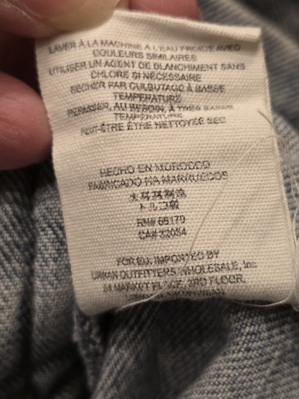 Free People Womens Light Blue Denim Jacket Size Small - Picture 6 of 7